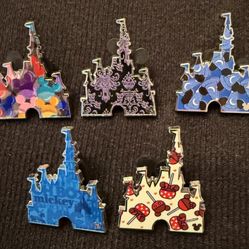 Disney Wave A Castle Pins