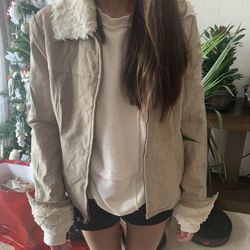 Leather Winter Coat