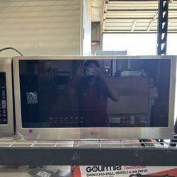 LG Smart 30 in. W 2 cu. ft. Over the Range Microwave with EasyClean 1,050-Watt