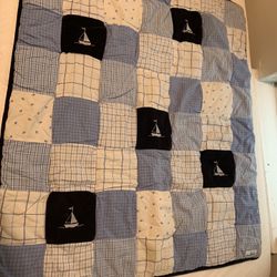 INFANT/TODDLER CRIB NAUTICA QUILT