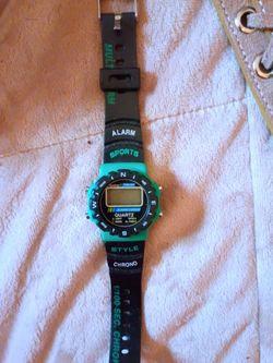 Digital Sports Quartz Alarm Chrono Watch