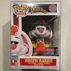 Roger Rabbit Funko Pop *MINT* 2022 NYCC Fall Convention Exclusive Disney Who Framed Roger Rabbit 1270 with Protector Movies