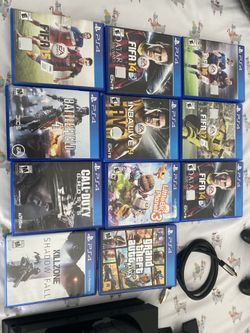 Ps4 games (fifa , call of duty , grand the auto and many more)