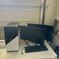 Gaming computer is a cyberpowerpc r5 rtx 3060