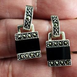 SU 925 Sterling Silver Earrings 