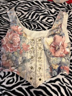Coquette flower corset