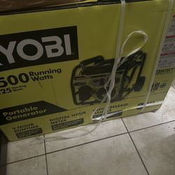 Generator ryobi 6500 watts 8125 starting watts