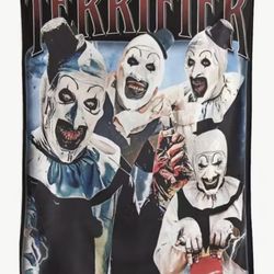 Terrifier Blanket Large 50”x40” Ultra-Soft Halloween Horror Cozy Throw Movie High Quality (FIRM)