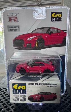 1/64 ERA CAR NISSAN GT-R NISMO 2020 RED #33 MIJO EXCLUSIVES