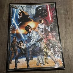 Framed Star Wars: The Circle Is Now Complete 1000 Piece Jigsaw Puzzle
