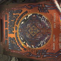 Nick masons saucerful of secrets  Signed 2022 tour poster