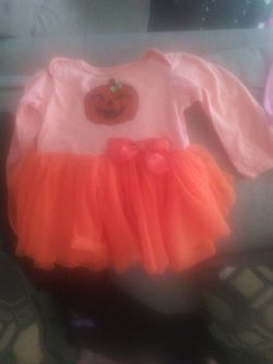 Baby Girl Halloween Dress Vestido De Niña Para Noche De Brujas