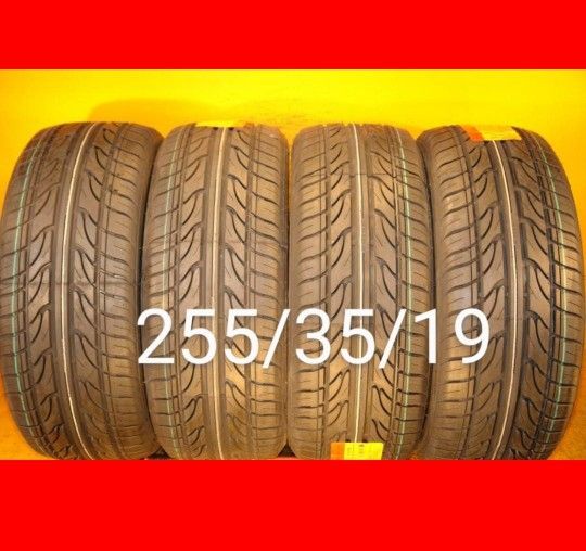 4 New Tires 255/35/19 $ 438 Llantas Nuevas