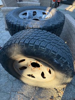 Set of 4 All-Terrain Tires with Rims