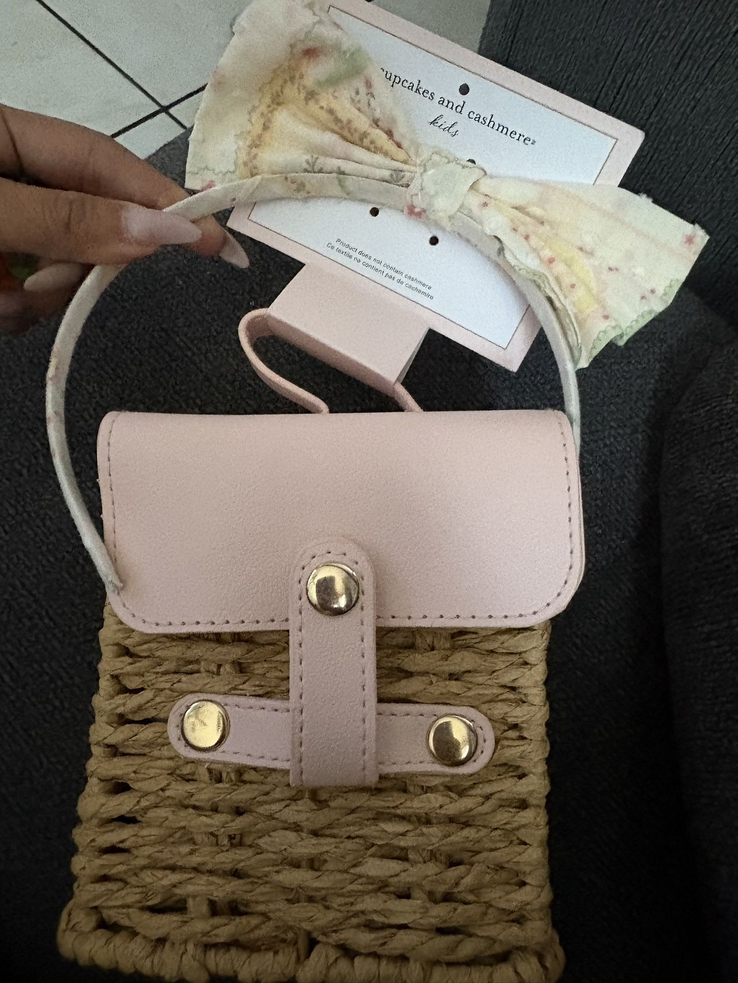 New Girl Headband And Purse Set