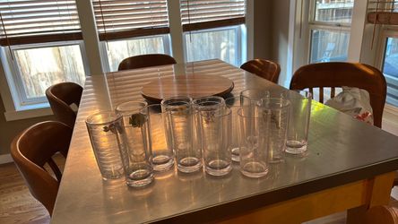 Plastic glasses
