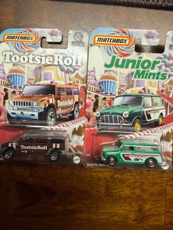Matchbox TootsieRoll Hummer-Junior Mints Austin Mini Van