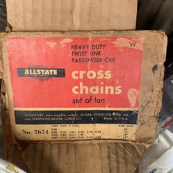 Heavy-duty twist link cross chains for passenger cars