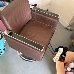 Burgundy Hair Chair