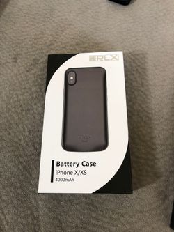 RLX battery case for iPhone X/XS 4000mAh