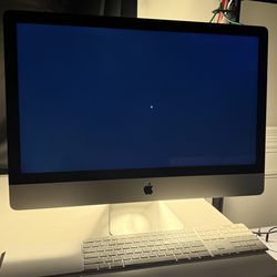 iMac 27” 5K (2019) i9 24GB – Cosmetic Screen Crack – $499
