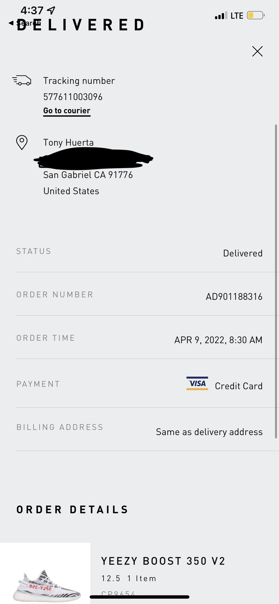 Boost 350 V2 Adidas Yeezy Zebra Receipt Adidas Yeezy Boost 350 V2