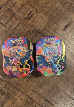 Pokemon TCG Mega Charizard X + Y ex Tin Bundle Sealed New