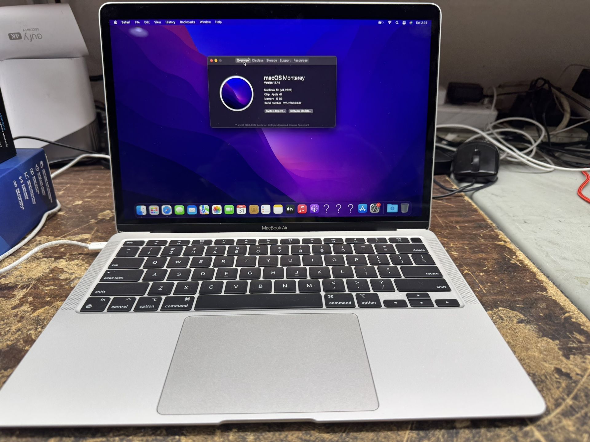Macbook Air 2020 M1 16gb Ram 256 Gb Hdd