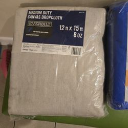 Heavy Duty Canvas Drop Cloth 12ft x 15ft