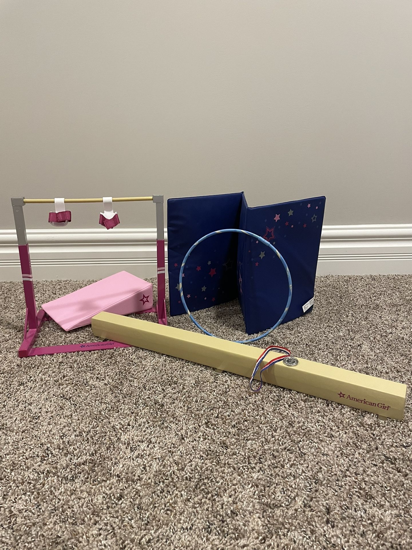 American Girl Gymnastics Set