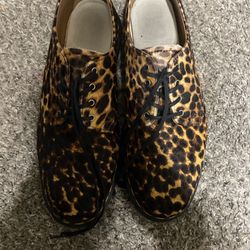 Doc Martin Leopard Print Shoes