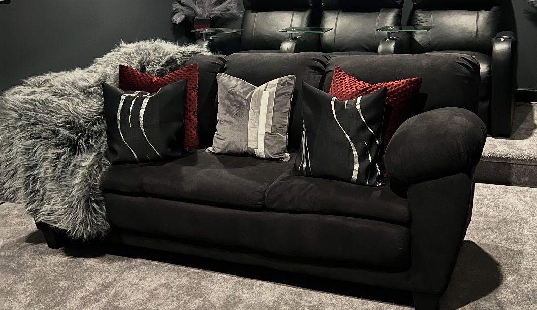 Couch for sale: Clemons 89" Sofa black
