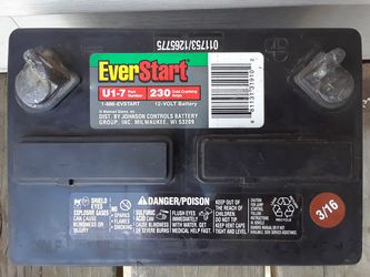 thespian trend Duplikere EverStart U1-7 Lawn & Garden Battery 230 Cold Cranking Amps 12 Volts for  Sale in Keizer, OR - OfferUp
