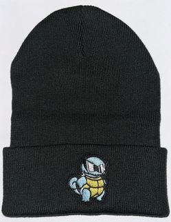 Embroidered Pokemon Beanie Squirtle