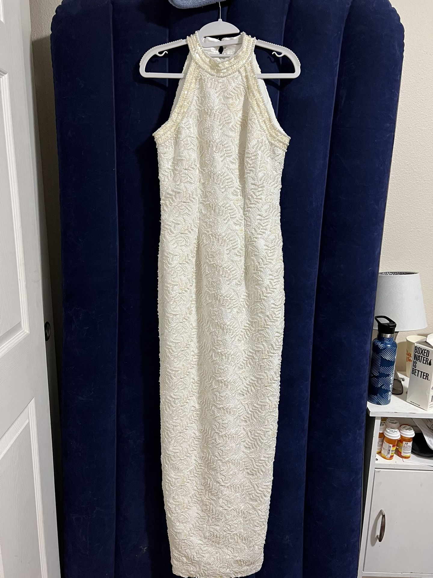 Beautiful Beaded And Sequined Dress