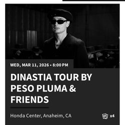 Peso Plums Dinastia Tour 