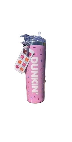 “DUNKIN" NEW SPRING 2024 PINK CONFETTI TUMBLER
