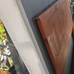 Wood Bed frame with box