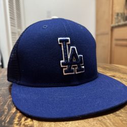 L.A. Dodgers New Era Trucker/Mesh Fitted Hat 7 1/4th