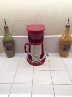 Red Coffee Maker