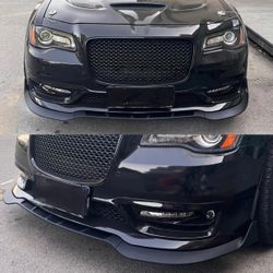 Chrysler 300 Kit Front Bumper Lip Splitter Spoiler for Chrysler 300 C S Limited Touring 2015-