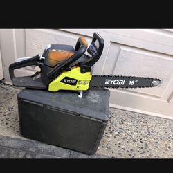 Chainsaw 18” Ryobi Like New 