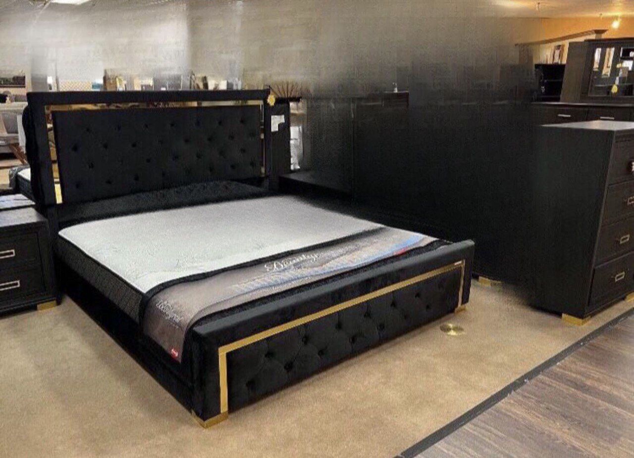 Black King Size Bed Frame
