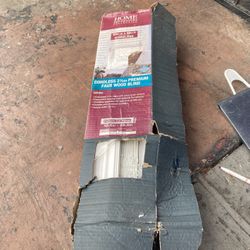 Wood Blind Newer Used