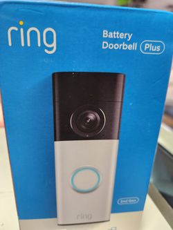 Ring battery doorbell Plus. Newest model retina 2K
