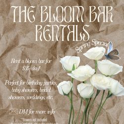 Bloom bar rental