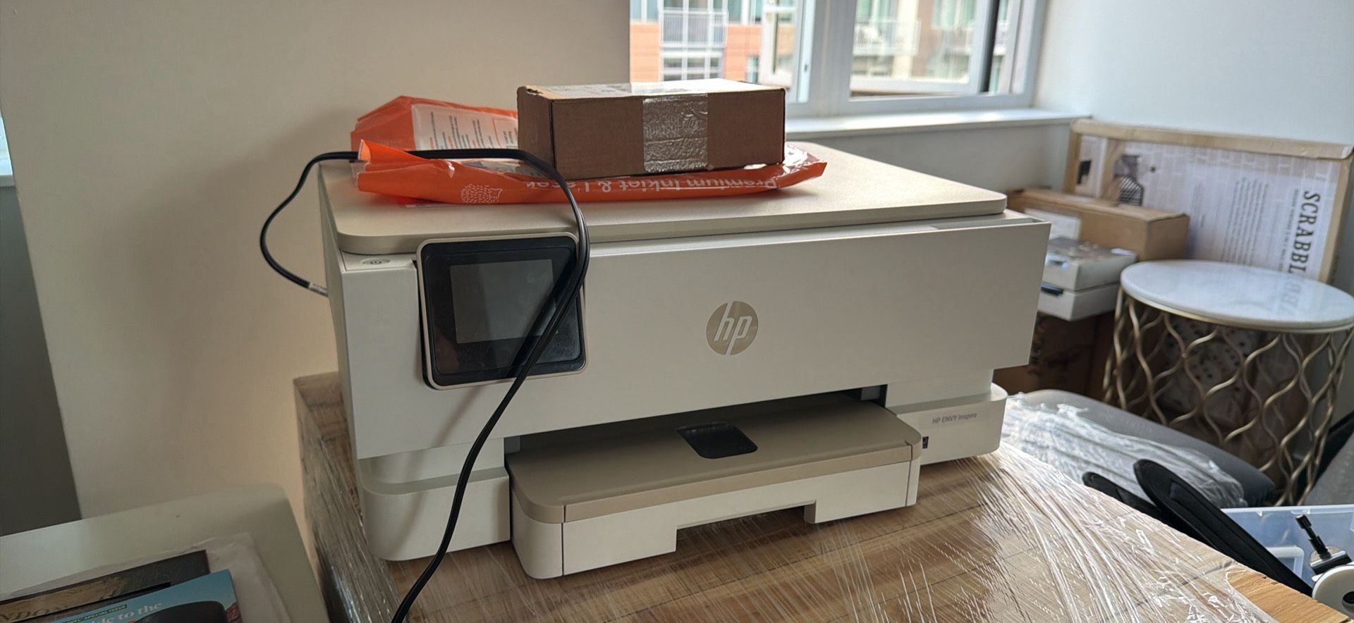 HP Envy Inspire 7255e Wireless Color Inkjet Printer, Print, scan, copy, Easy setup, Mobile printing, Best-for-home, 3 month Instant Ink trial included