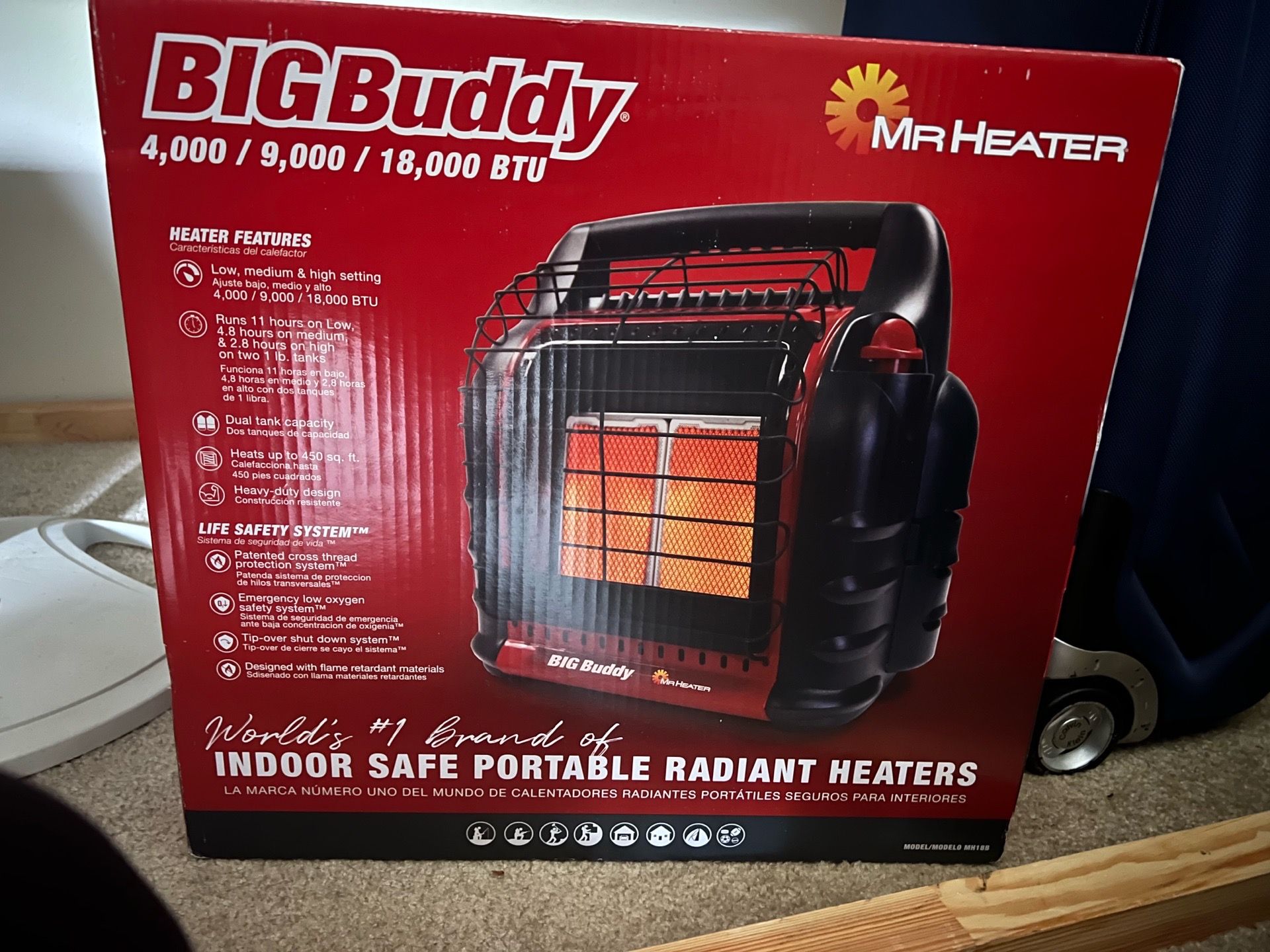 Mr. Heater® Portable Buddy® Outdoor Camping Propane Gas Heater