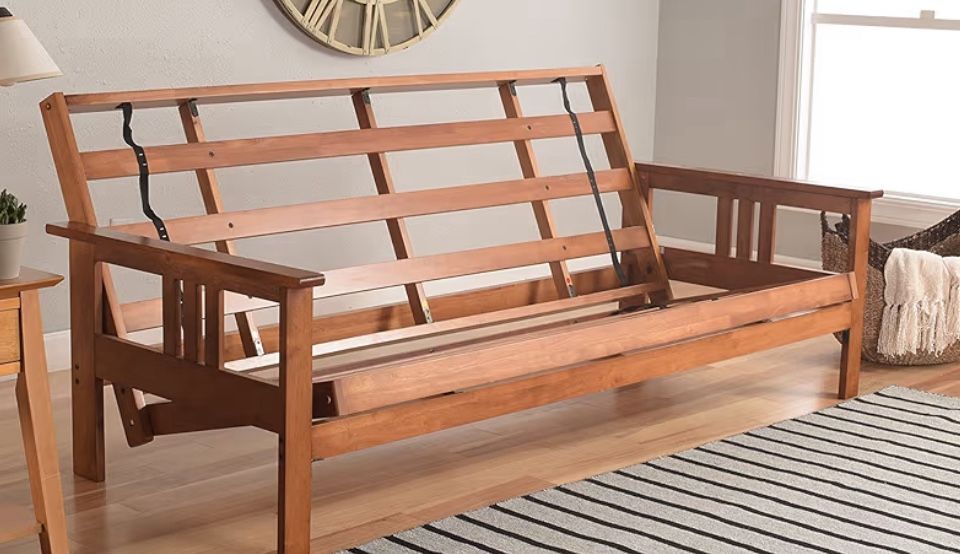 Full Size Wooden Futon Frame 