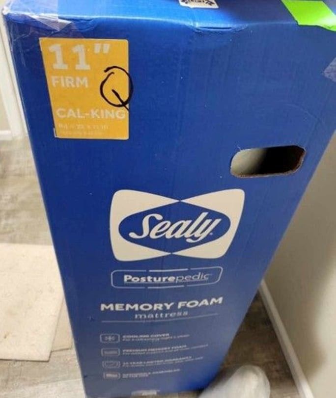 California King mattress in a Box